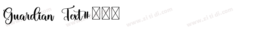 Guardian Text字体转换